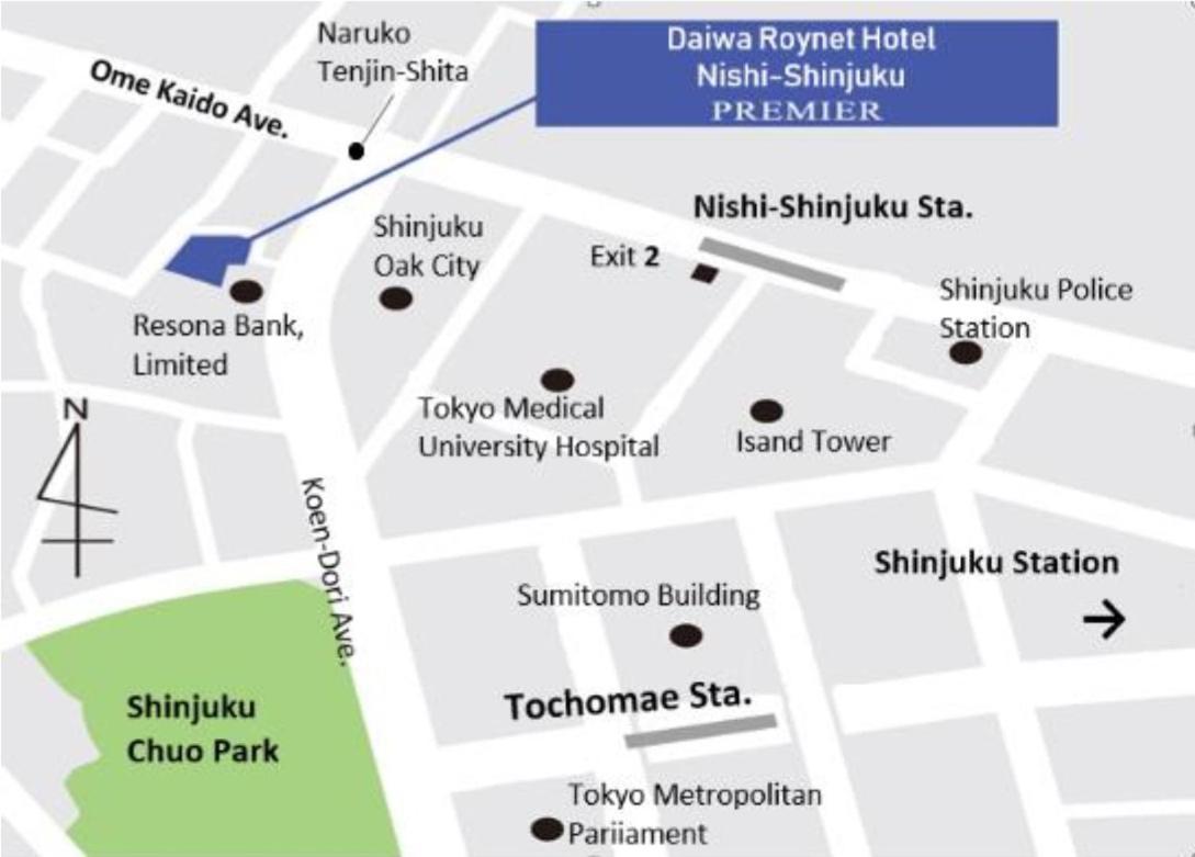 Daiwa Roynet Hotel Nishi-Shinjuku Premier Präfektur Tokio Exterior foto